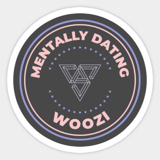 Mentally dating Seventeen Woozi Sticker